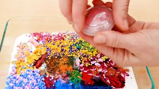 Mixing Makeup Into Glossy Slime ! SLIME SMOOTHIE ! SATISFYING SLIME VIDEO ! Part 2