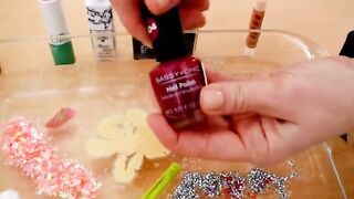 Mixing Makeup and Body Glitter Into Clear Slime ! SATISFYING SLIME VIDEO !