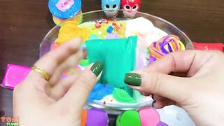 Mixing MAKEUP and CLAY into GLOSSY Slime | Slime Smoothie | Satisfying Slime Videos #983