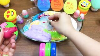 Mixing MAKEUP and GLITTER into STOREBOUGHT Slime | Slime Smoothie | Satisfying Slime Videos #974