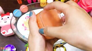 Mixing Random Things into GLOSSY Slime ! Satisfying Slime Video #970