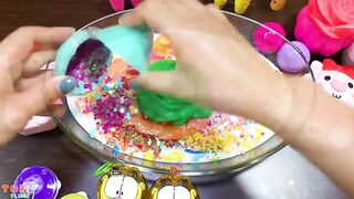 Mixing Random Things into GLOSSY Slime ! Satisfying Slime Video #970