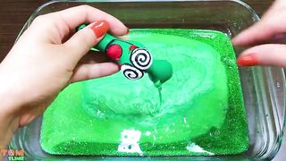 GREEN  BALLOONS ! Making Slime with Funny Balloons - Satisfying Slime video #966
