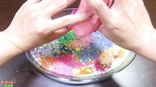 Mixing Random Things into GLOSSY Slime ! Satisfying Slime Video #959