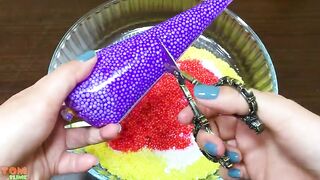 Making Crunchy Foam Slime With Piping Bags ! GLOSSY SLIME ! ASMR Slime Videos #940