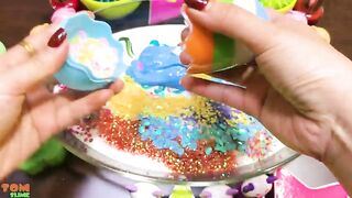 Mixing Random Things into GLOSSY Slime ! Satisfying Slime Video #937