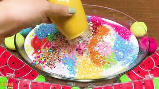 Mixing Random Things into GLOSSY Slime ! Satisfying Slime Video #936