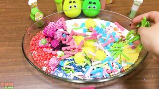 Mixing MAKEUP and FOAM into GLOSSY Slime ! Satisfying Slime Video #930