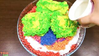 Making Crunchy Foam Slime With Piping Bags ! GLOSSY SLIME ! ASMR Slime Videos #923
