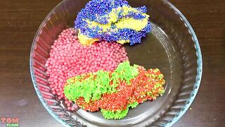 Making Crunchy Foam Slime With Piping Bags ! GLOSSY SLIME ! ASMR Slime Videos #920