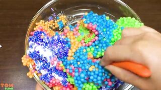 Making Crunchy Foam Slime With Piping Bags ! GLOSSY SLIME ! ASMR Slime Videos #915