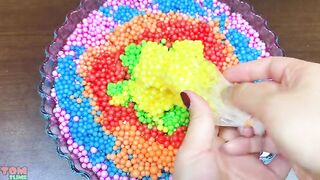 Making Crunchy Foam Slime With Piping Bags ! GLOSSY SLIME ! ASMR Slime Videos #909