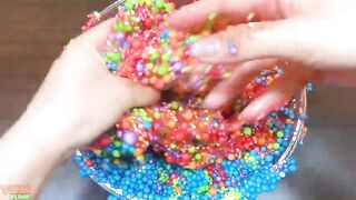 Making Crunchy Foam Slime With Piping Bags ! GLOSSY SLIME ! ASMR Slime Videos #907