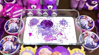 PRINCESS Purple ! Mixing Random into GLOSSY Slime ! Satisfying Slime Video #902
