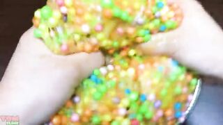 Making Crunchy Foam Slime With Piping Bags ! GLOSSY SLIME ! ASMR Slime Videos #901
