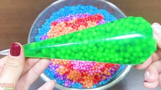 Making Crunchy Foam Slime With Piping Bags ! GLOSSY SLIME ! ASMR Slime Videos #899