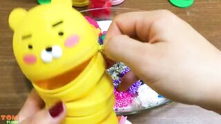 Mixing Clay,Glitter and Foam into GLOSSY Slime ! Satisfying Slime Video #898