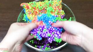 Making Crunchy Foam Slime With Piping Bags ! GLOSSY SLIME ! ASMR Slime Videos #897