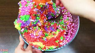 Making Crunchy Foam Slime With Piping Bags ! GLOSSY SLIME ! ASMR Slime Videos #889