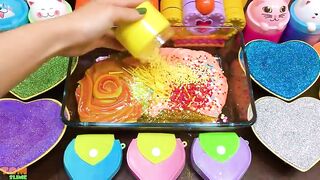 Special series HEART ! Mixing Random into HOMEMADE Slime ! Satisfying Slime Video #874