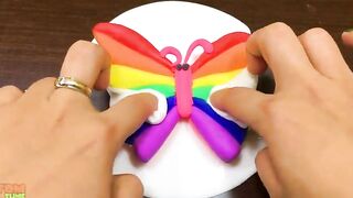 Mixing Clay into Slime ASMR! Satisfying Slime Video #842