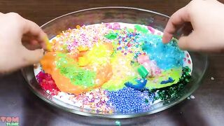 Mixing Makeup and Glitter into Slime ASMR! Satisfying Slime Videos #828