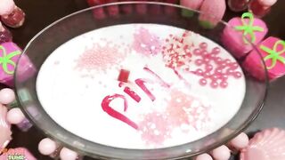 Pink Slime | Mixing Glitter and Floam into Slime ASMR! Satisfying Slime Video #797
