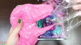Purple Slime | Mixing Makeup and Glitter into Slime ASMR! Satisfying Slime Videos #795