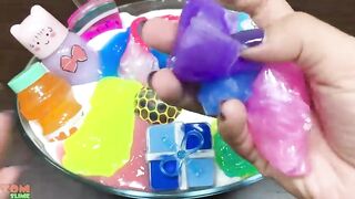 Mixing Store Bought Slime into Glossy Slime ASMR! Satisfying Slime Videos #783