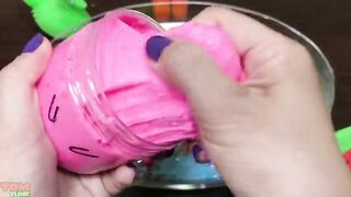 Strawberry Slime | Mixing Makeup and Glitter into Slime ASMR! Satisfying Slime Videos #782