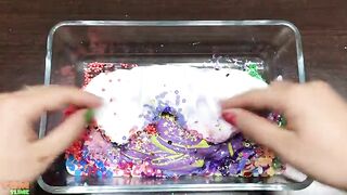 Mixing Glitter and Beads into Slime ASMR! Satisfying Slime Videos #773