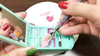 Mixing Makeup and Eyeshadow into Slime ASMR! Satisfying Slime Video #768