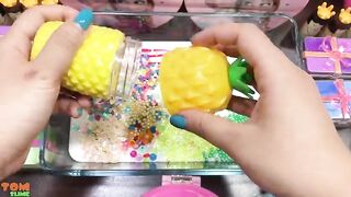 Mixing Beads and Glitter into Slime ASMR! Satisfying Slime Videos #727