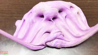 Mixing Clay into Slime ASMR! Satisfying Slime Video #726