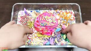 Mixing Makeup and Glitter into Slime ASMR! Satisfying Slime Videos #709