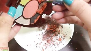 Mixing Makeup and Eyeshadow into Slime ASMR! Satisfying Slime Video #693