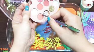 Making Slime with Mickey Mouse ! Mixing Makeup, Floam and More into Slime ASMR! #662