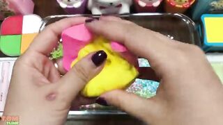 Making Slime With Glitter Glue ! Mixing Makeup, Clay and More into Slime !! Satisfying Slime #659