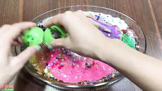 Mixing Makeup and Clay into Store Bought Slime ASMR! Satisfying Slime Video #655