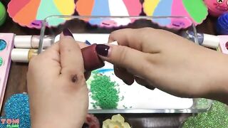 Mixing Makeup Eyeshadow and Clay into Slime ASMR! Satisfying Slime Video #648