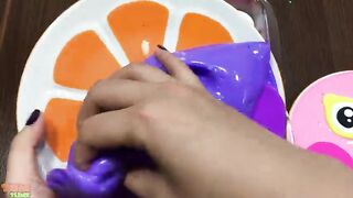 Pink Vs Purple Slime | Mixing Makeup and Glitter into  Slime ASMR! Satisfying Slime Video #635