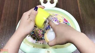 Rainbow Piping Bags Slime | Mixing Random Things into Slime | Satisfying Slime Videos #615