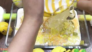 SPECIAL YELLOW SLIME | Mixing Random Things into Glossy Slime #597