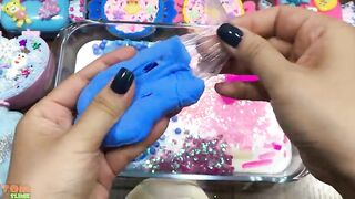 Pink Vs Blue Slime | Mixing Beads and Floam into Glossy Slime | Satisfying Slime Videos #583