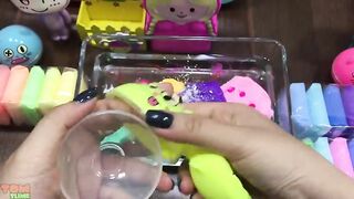 Mixing Makeup And Clay into Clear Slime | Satisfying Slime Videos #582