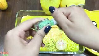 SPECIAL YELLOW SLIME | Mixing Makeup and Floam into Slime | Satisfying Slime Videos #579