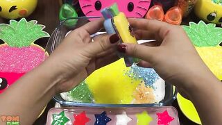 Mixing Glitter and Beads into Glossy Slime | Satisfying Slime Videos #578