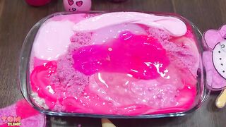 Mixing Pink Store Bought Slime with Homemade Slime | Most Satisfying Slime Videos #559