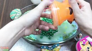 Mixing Makeup and Beads into Store Bought Slime | Satisfying Slime Videos #558
