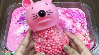 SPECIAL PINK SLIME | Mixing Makeup and Floam into Slime | Satisfying Slime Videos #548